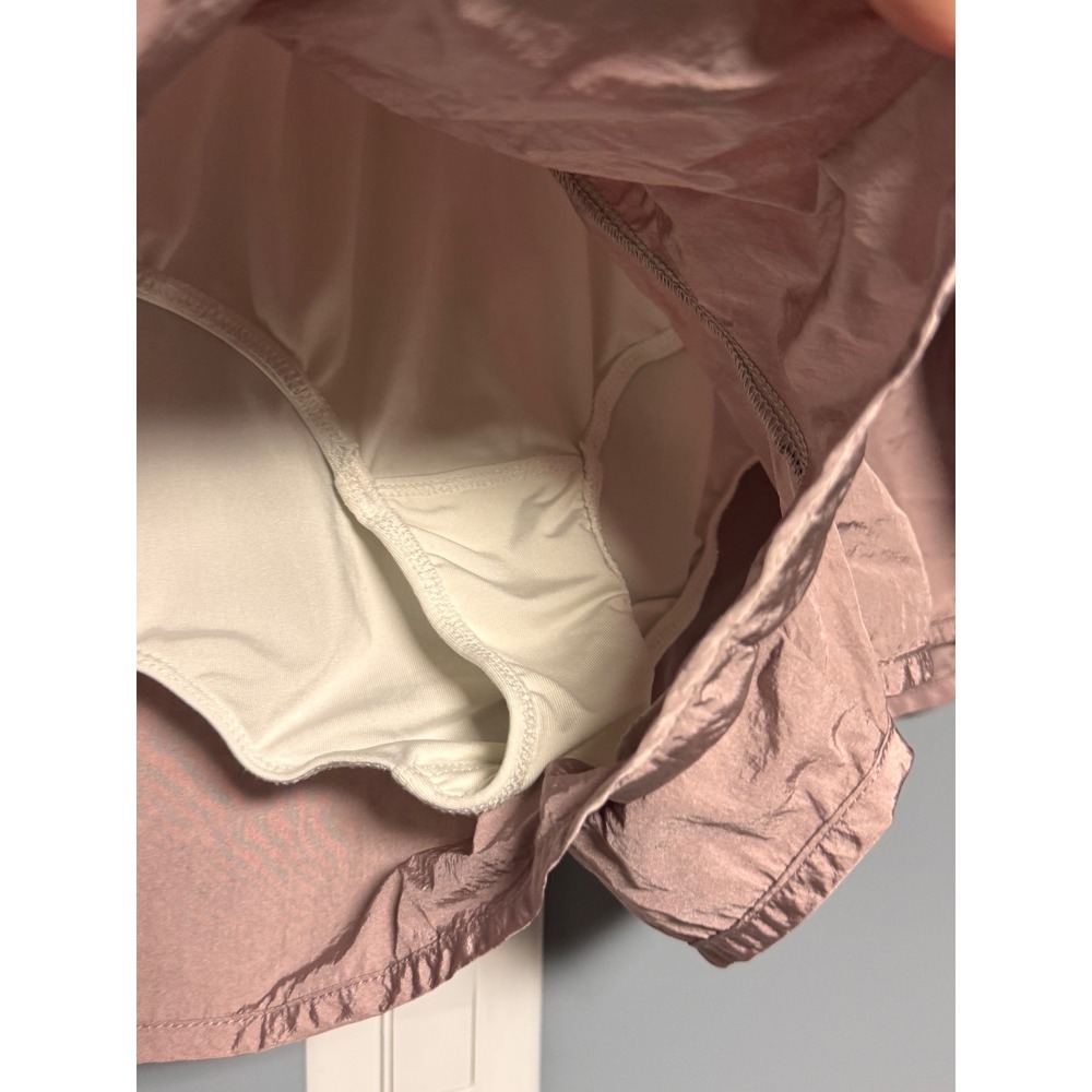 Free People FP Movement The Way Home Shorts Mauve Orange Colorblock High Rise M - Picture 5 of 5
